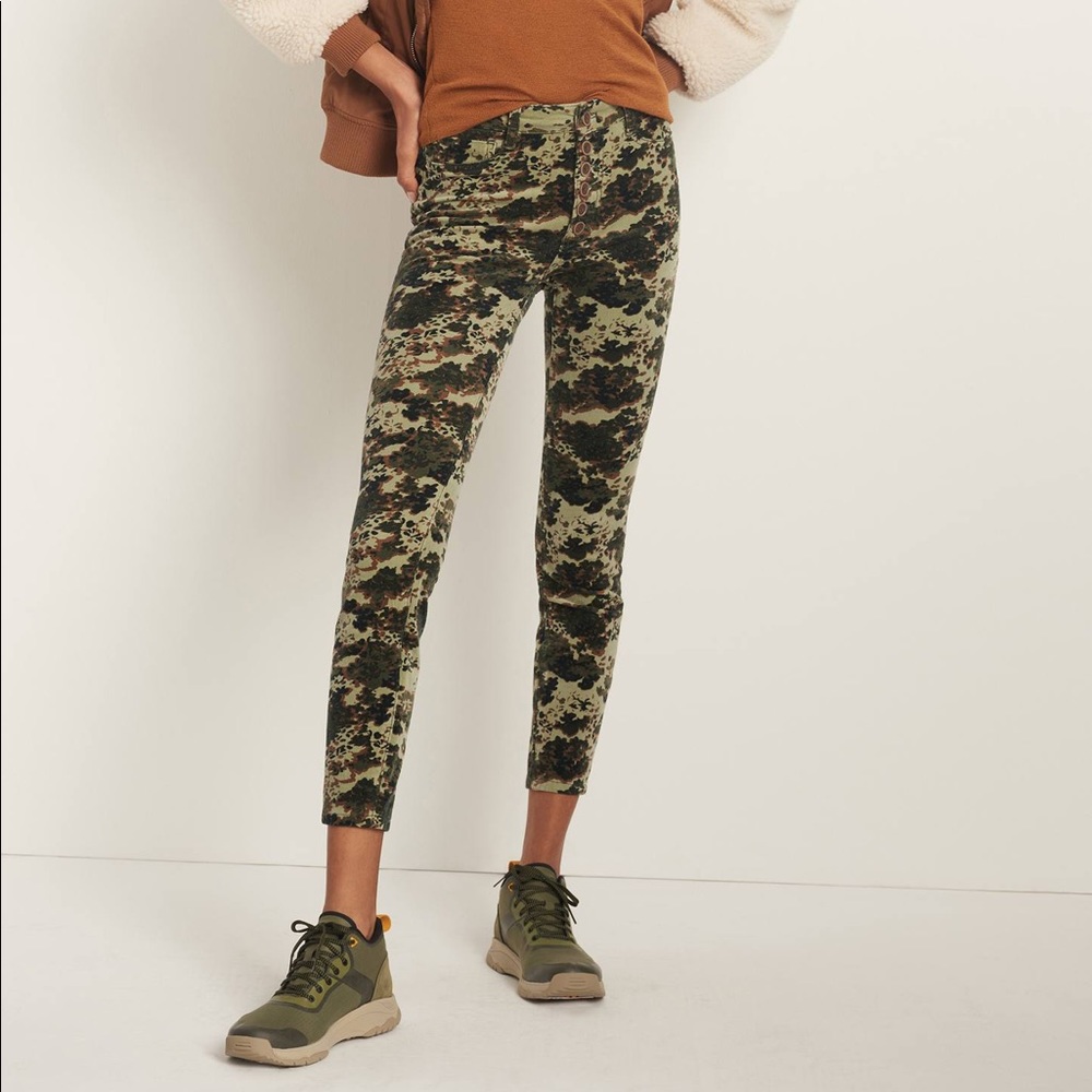 NWT Anthropologie Pilcro High Waist Corduroy Jeans Skinny Ankle Pants Women’s 25